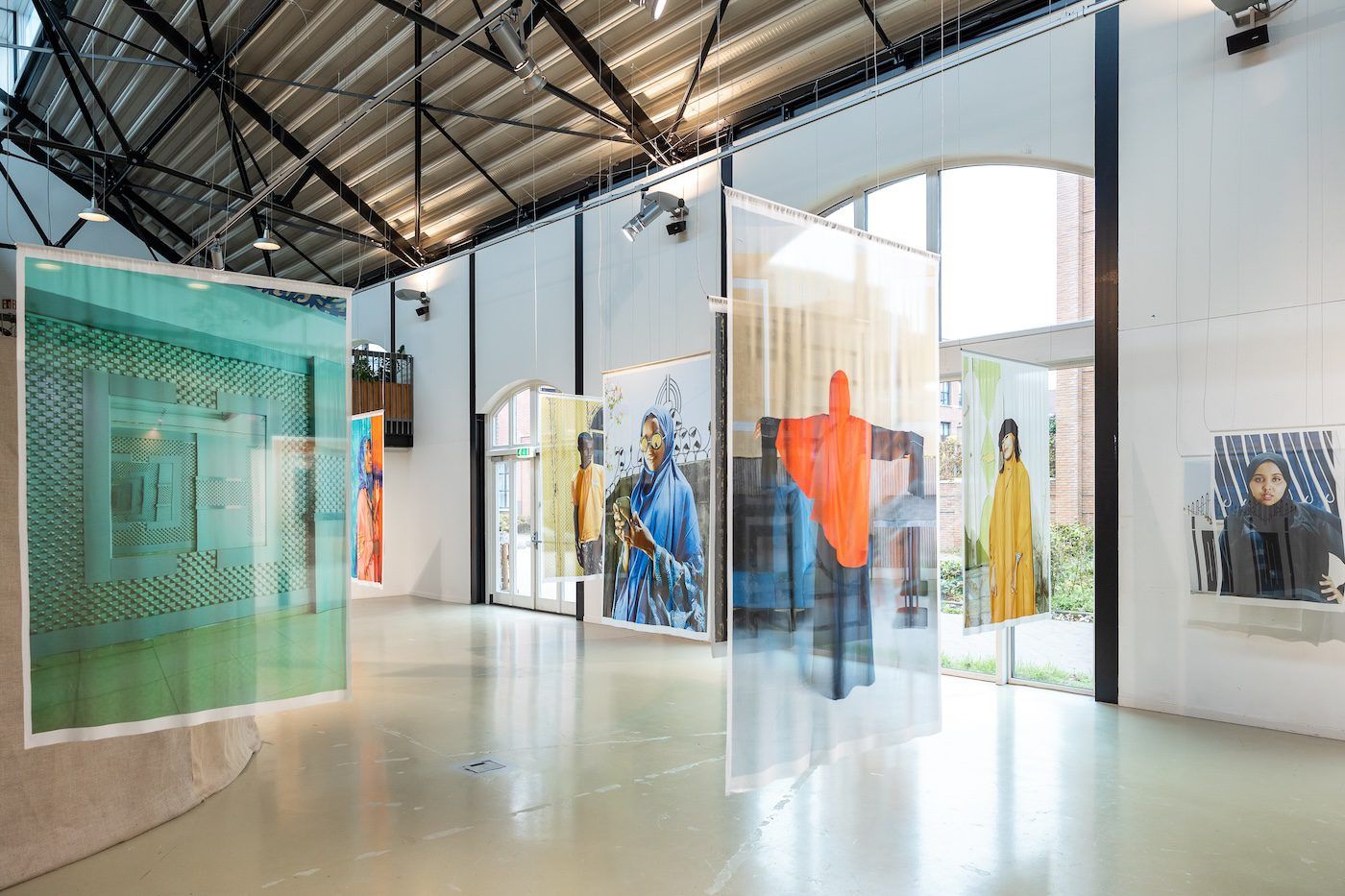 Installation view of The Anarchist Citizenship: People Made of Stories at Framer Framed in Amsterdam, NL. Photo: Maarten-Nauw. Courtesy of Framer Framed.