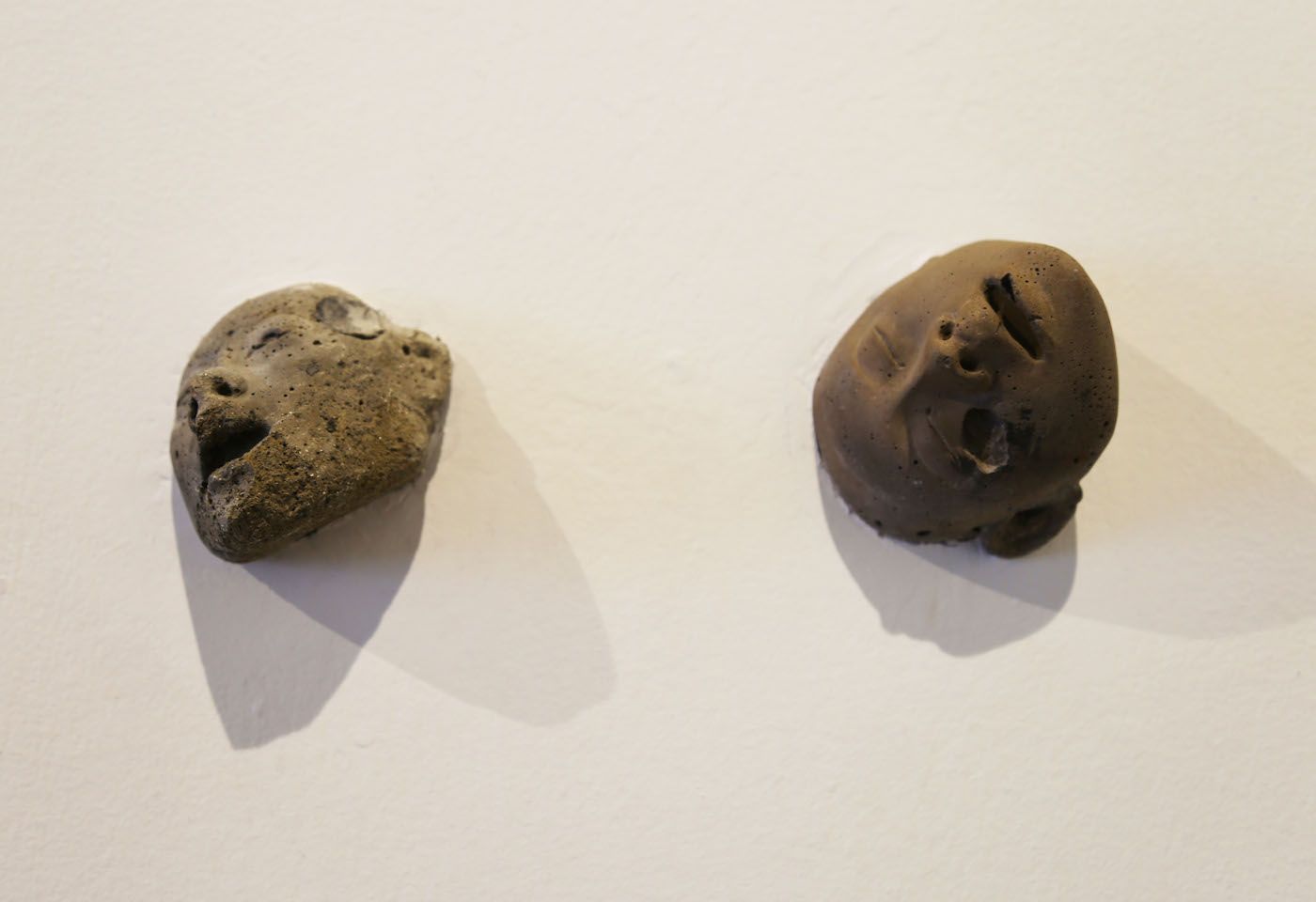 Miguel Ángel Rojas, Harvest, 2012. 32 molds in concrete and graffiti on wall. Commissioned and produced by the National University of Colombia. Photo: Ana Luisa González.