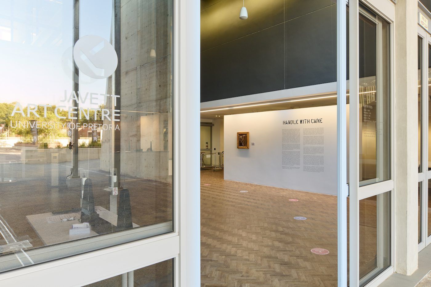Installation view "Handle With Care" at Javett-UP. Image credit: Anthea Pokroy