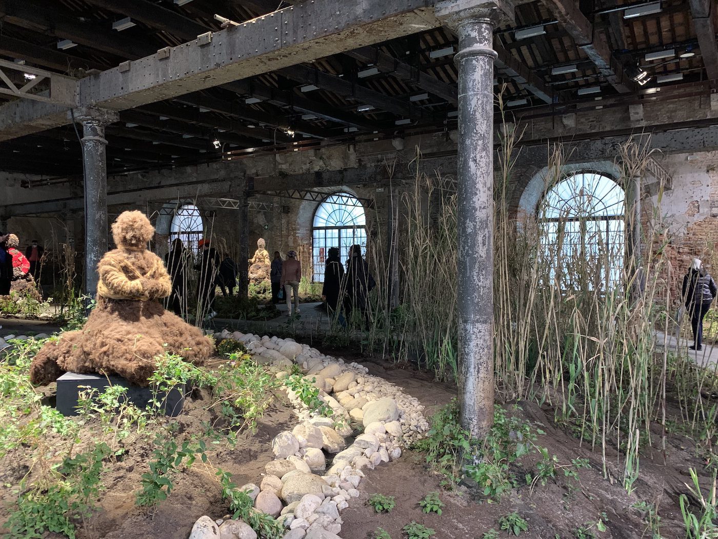 Precious Okoyomon, To See The Earth Before the End of the World, 2022. Installation View of “The Milk of Dreams” at Arsenale. Photo: C&amp;