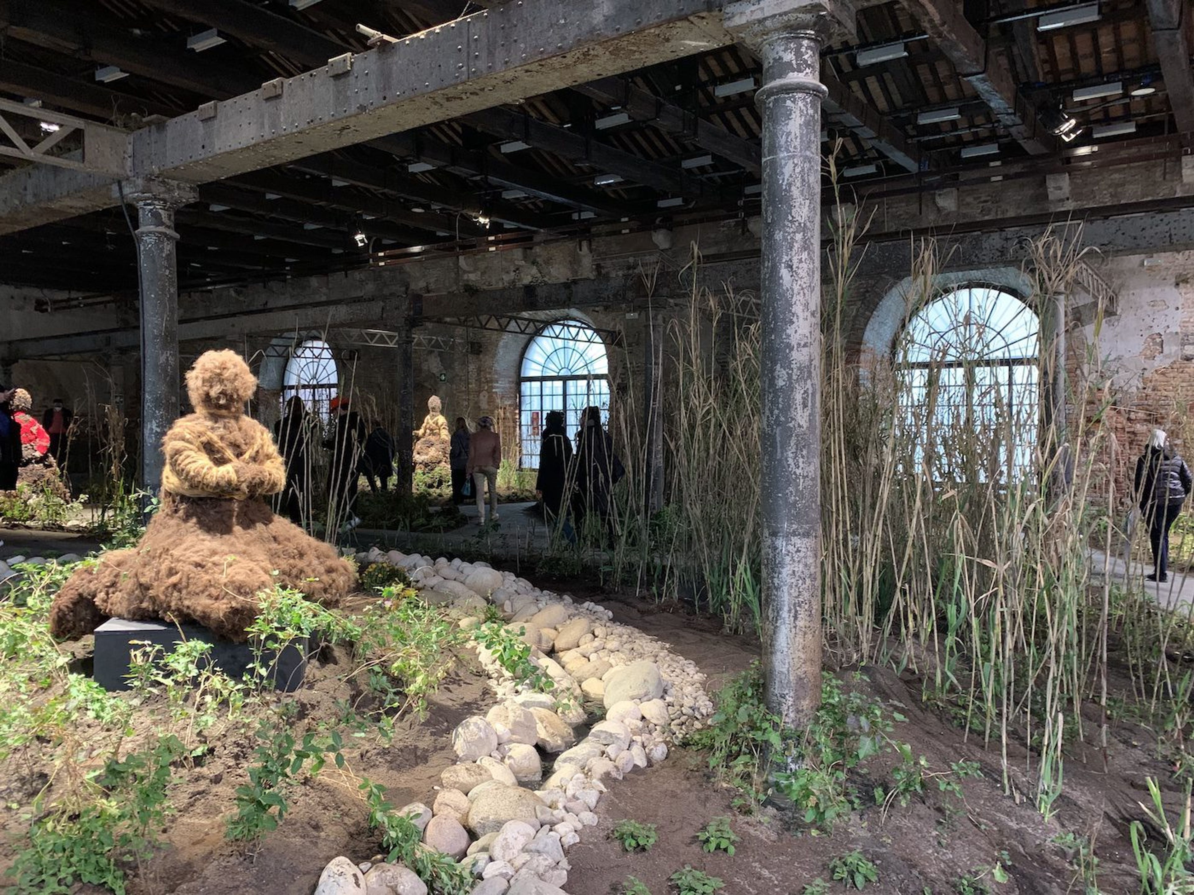 Precious Okoyomon, To See The Earth Before the End of the World, 2022. Installation View of “The Milk of Dreams” at Arsenale. Photo: C&amp;