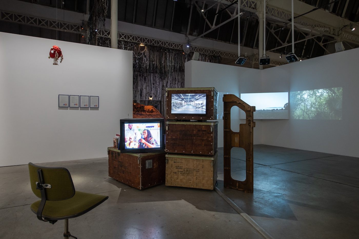 Installation View UFA – University of African Futures from 10 April to 10 August 2021 at le lieu unique.