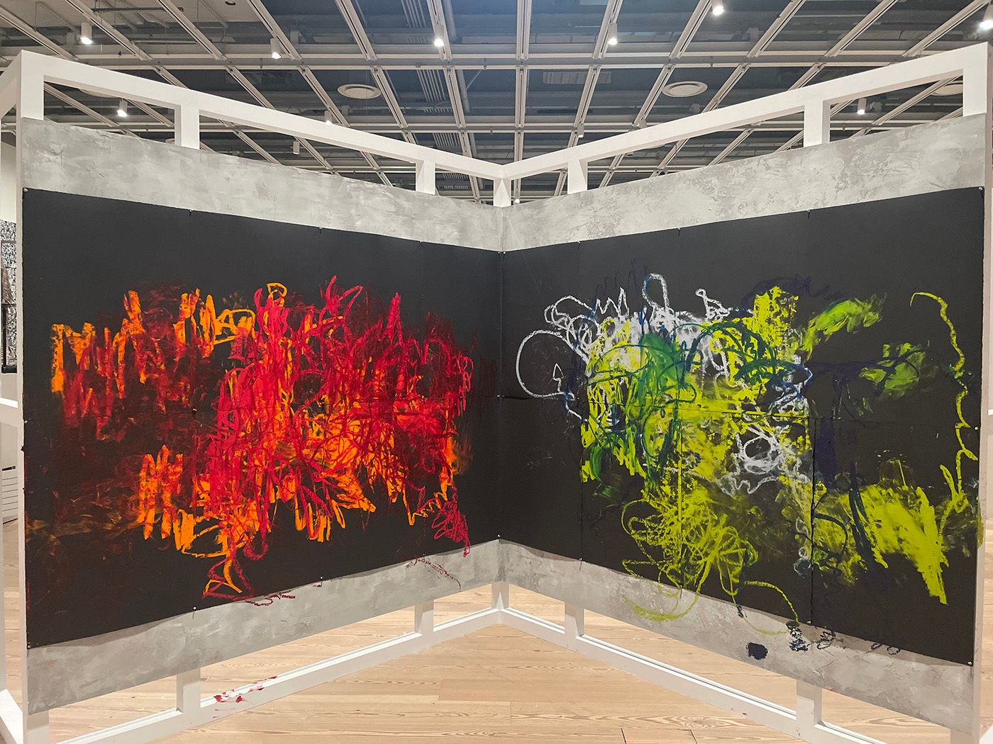 Awilda Sterling-Duprey, …blindfolded (…con los ojos vendados) (2022), Whitney Biennial, New York. Photo: José López Serra