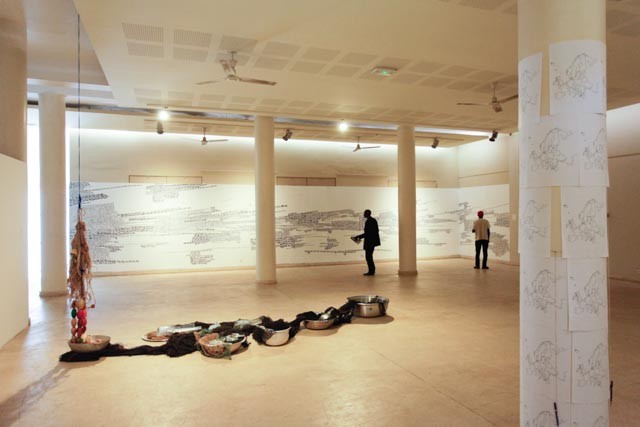 Dak'Art 2016, Installation view, Théodore Monod Museum of IFAN © C&