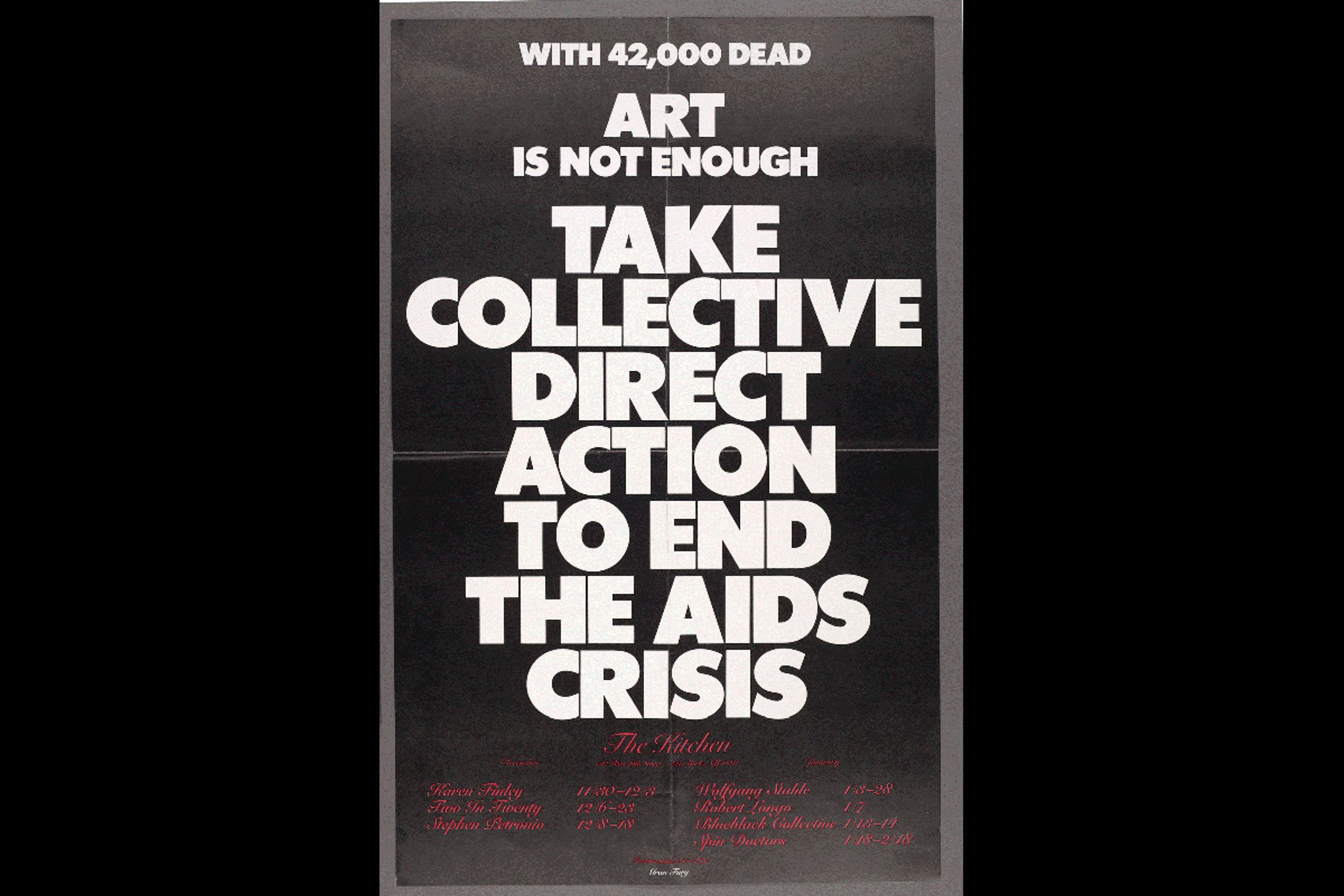 Gran Fury: arte não é o bastante