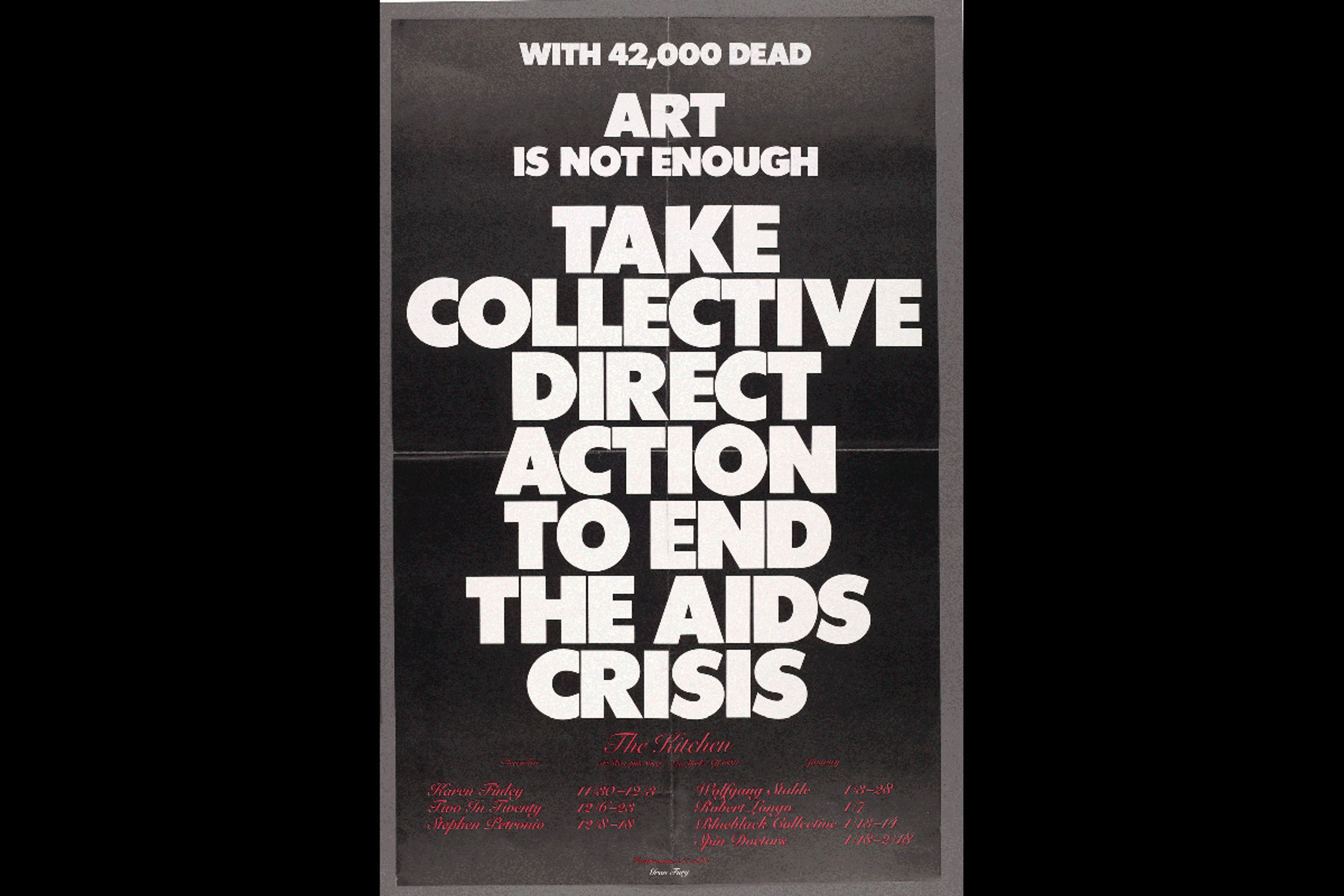 Gran Fury: arte não é o bastante
