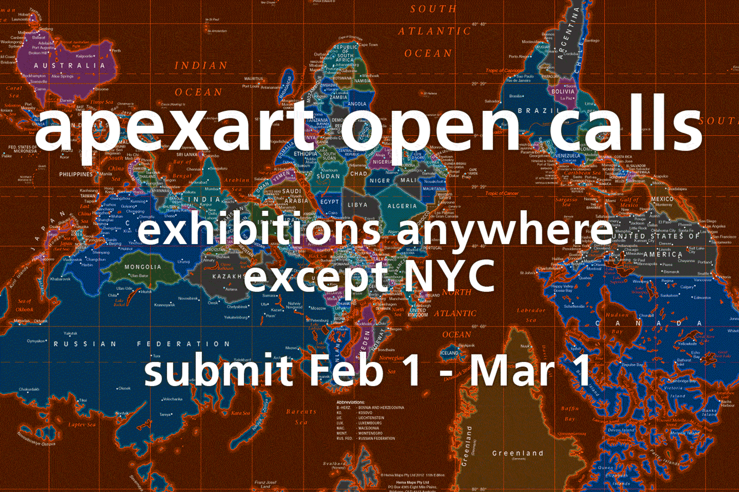 apexart: International Open Call 2019
