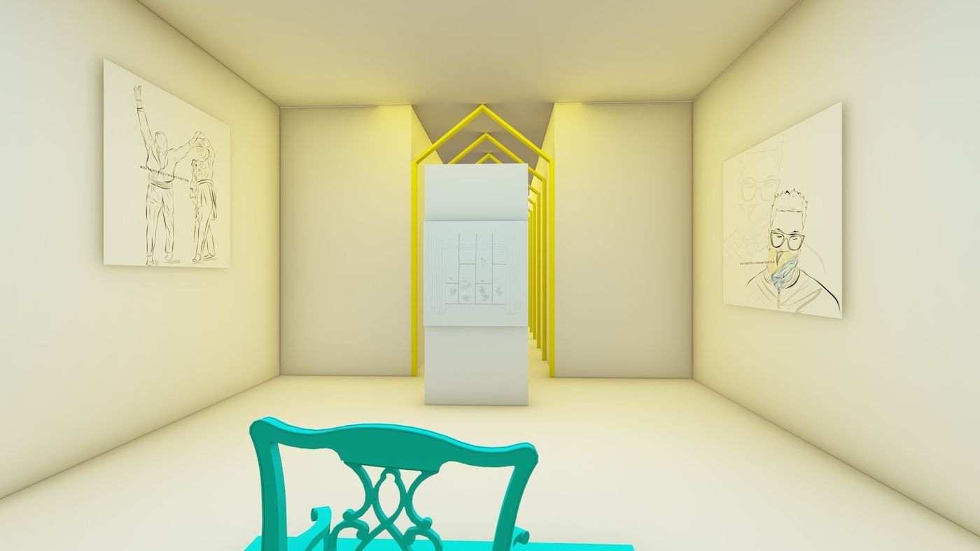 Installation view digital exhibition at Mahagony Culture, 2020.