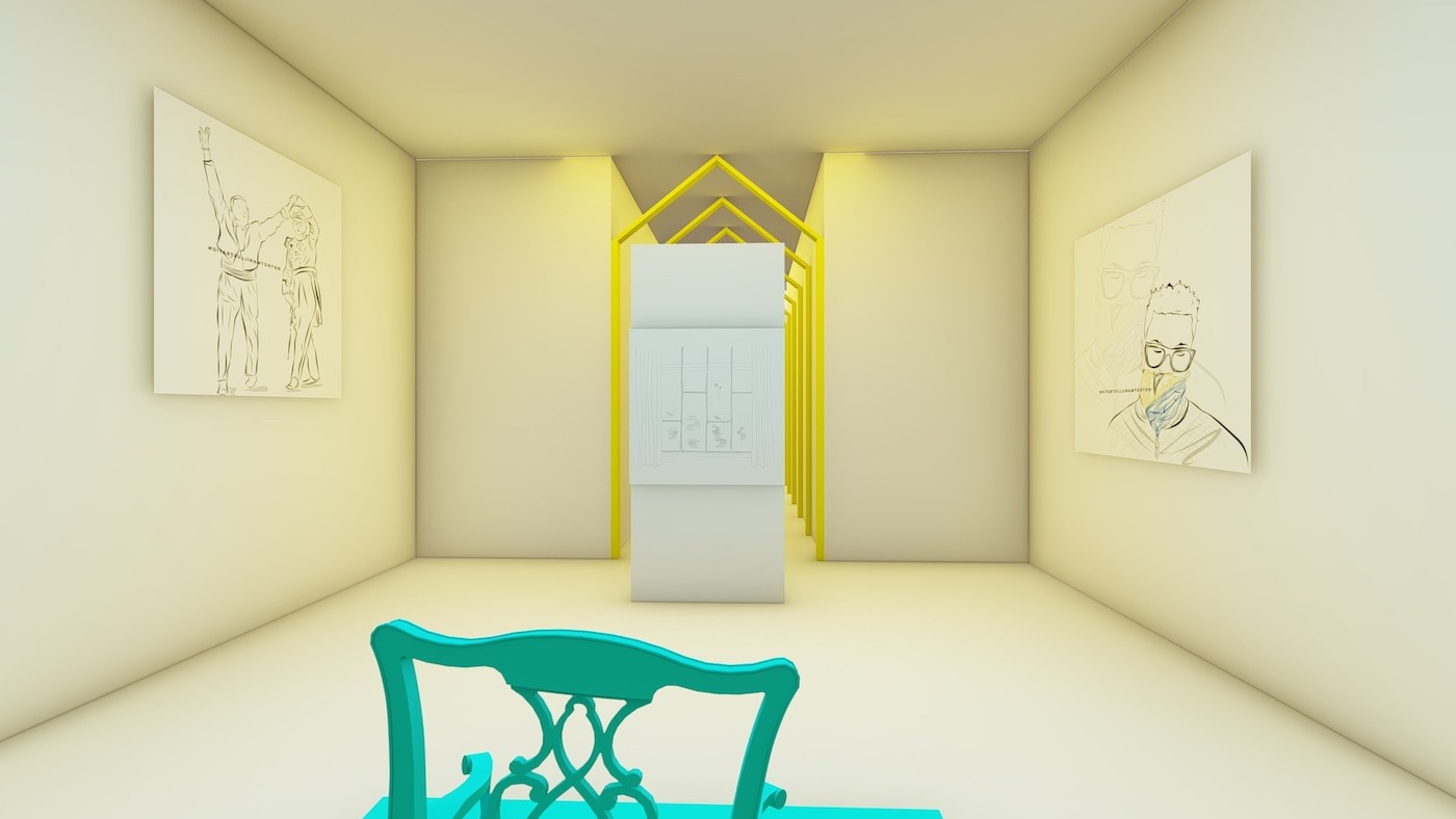 Installation view digital exhibition at Mahagony Culture, 2020.