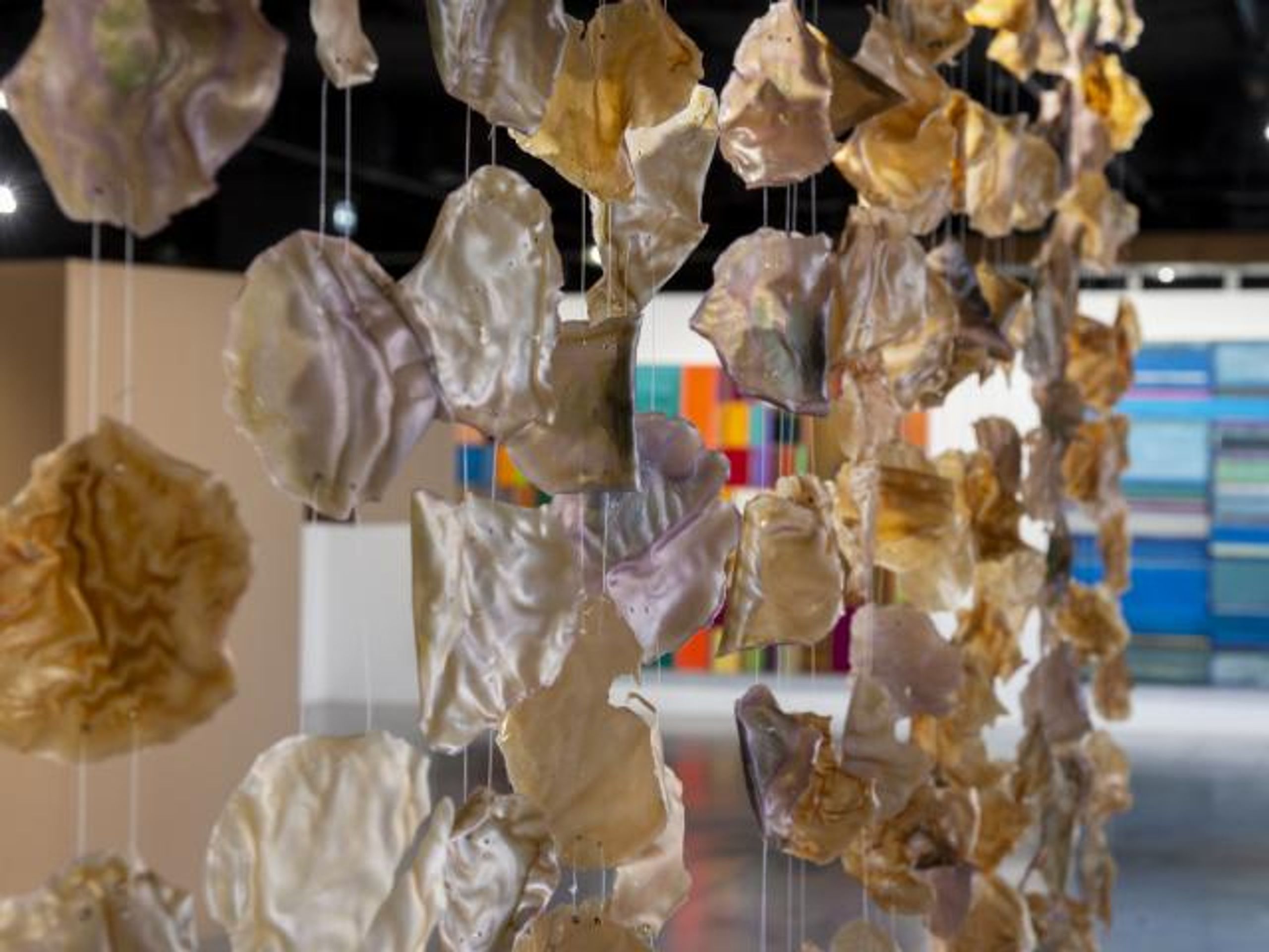 Installation View of „Sensitive Materials“ at La Condition Publique in Roubaix curated by the artist collective EXIT FRAME.