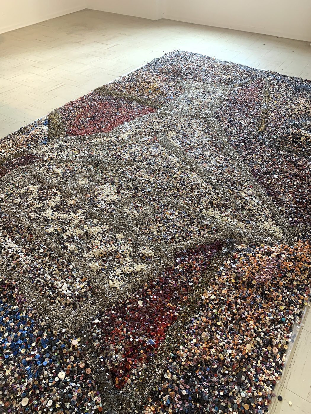 Moffat Takadiwa. Installation View of National Pavilion of Zimbabwe, 60th Venice Biennale. Photo: C&amp;