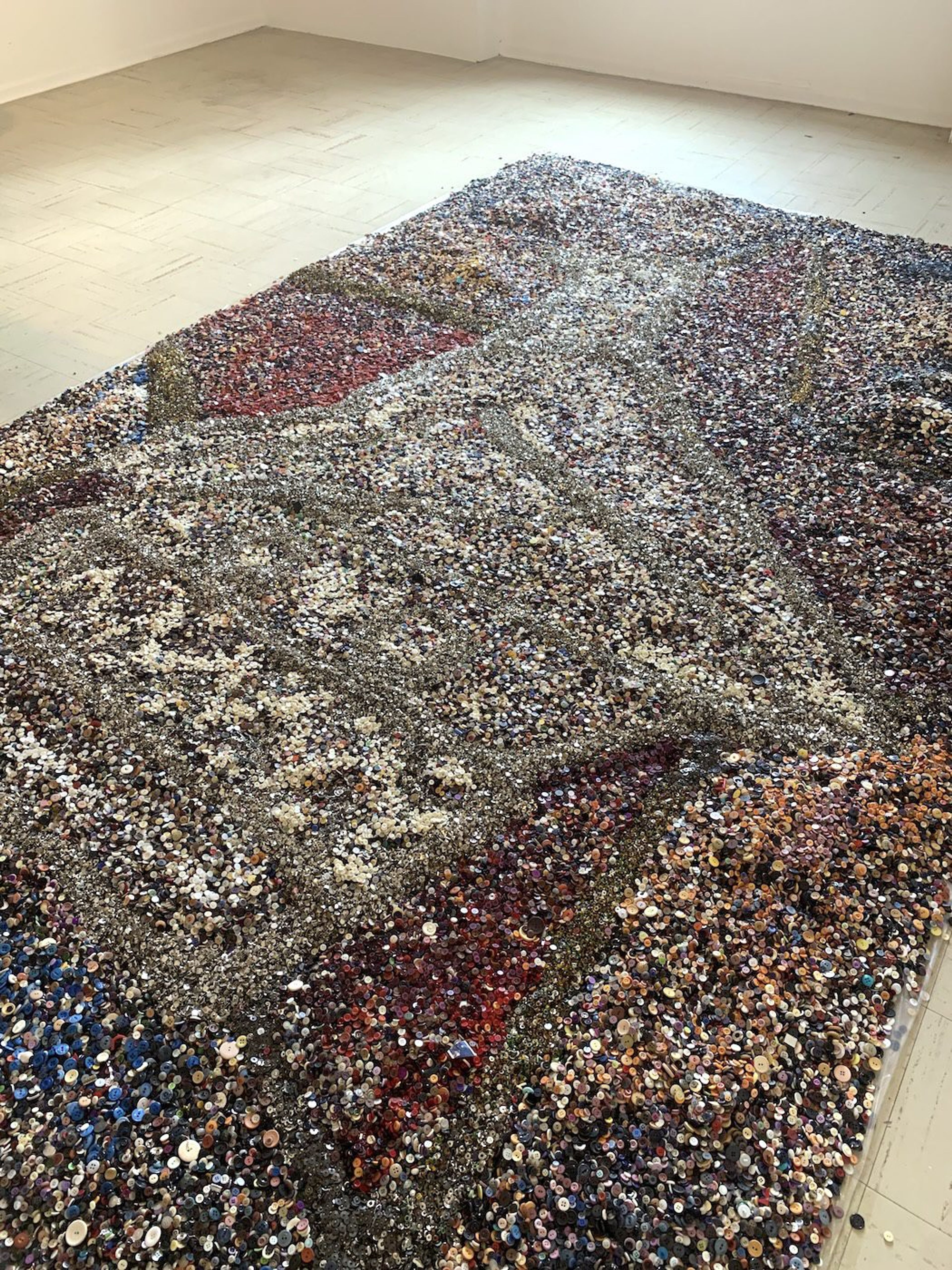 Moffat Takadiwa. Installation View of National Pavilion of Zimbabwe, 60th Venice Biennale. Photo: C&amp;