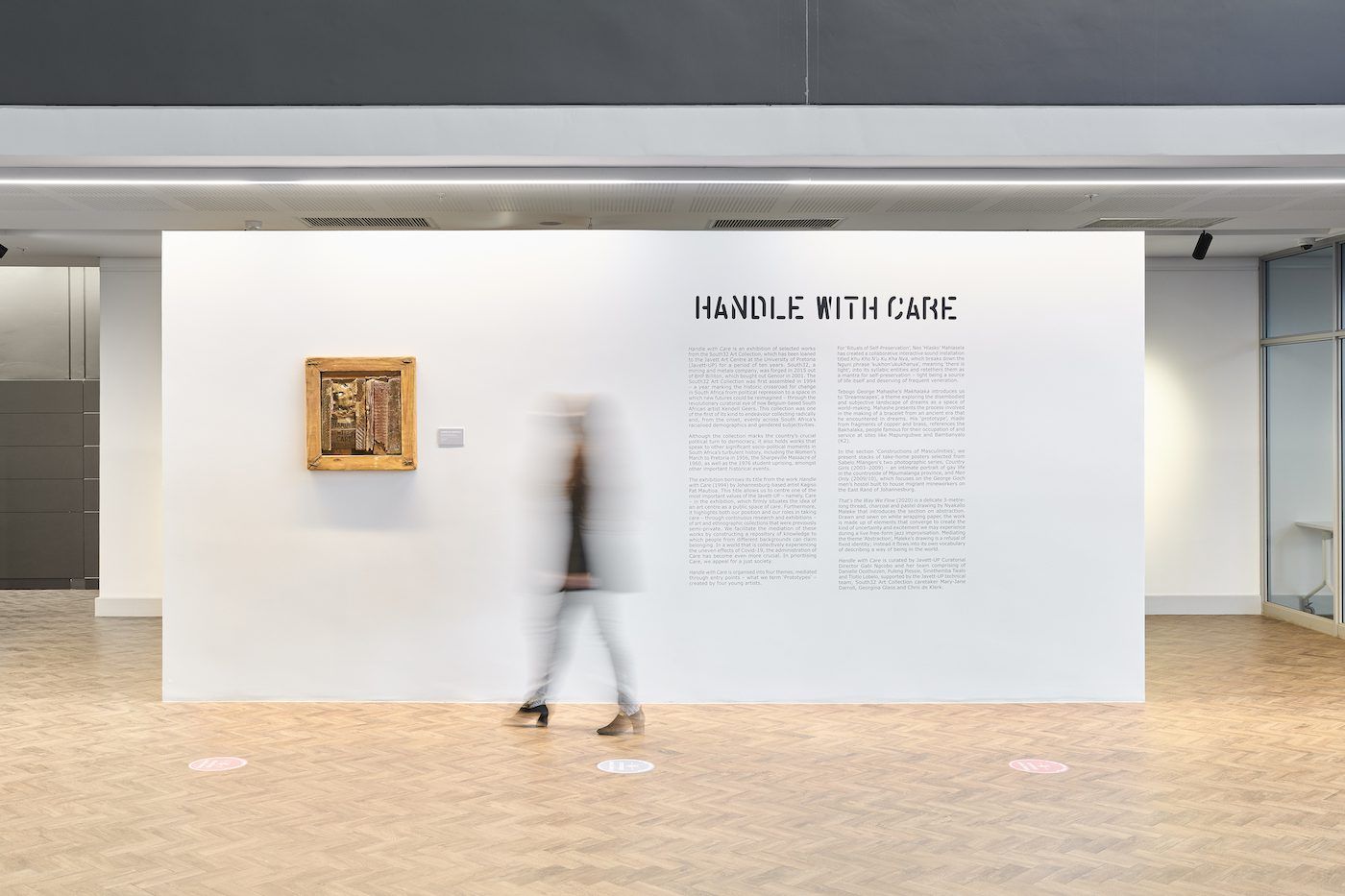 Installation view "Handle With Care" at Javett-UP. Image credit: Anthea Pokroy