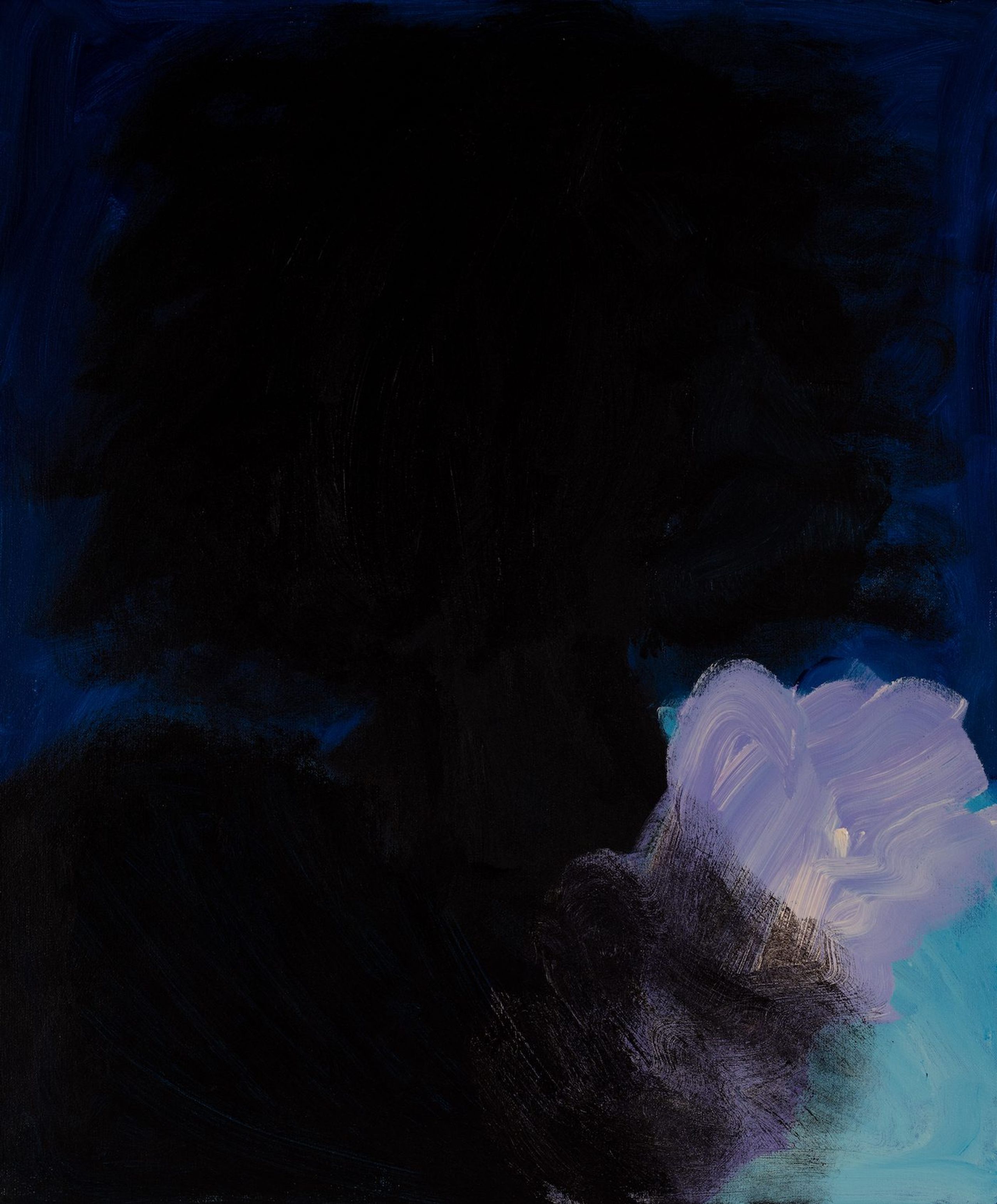 Ruth Ige, Power, 2022 Acrylic on canvas 61.5 x 51cm © Ruth Ige. Courtesy of Stevenson, Amsterdam/ Cape Town / Johannesburg
