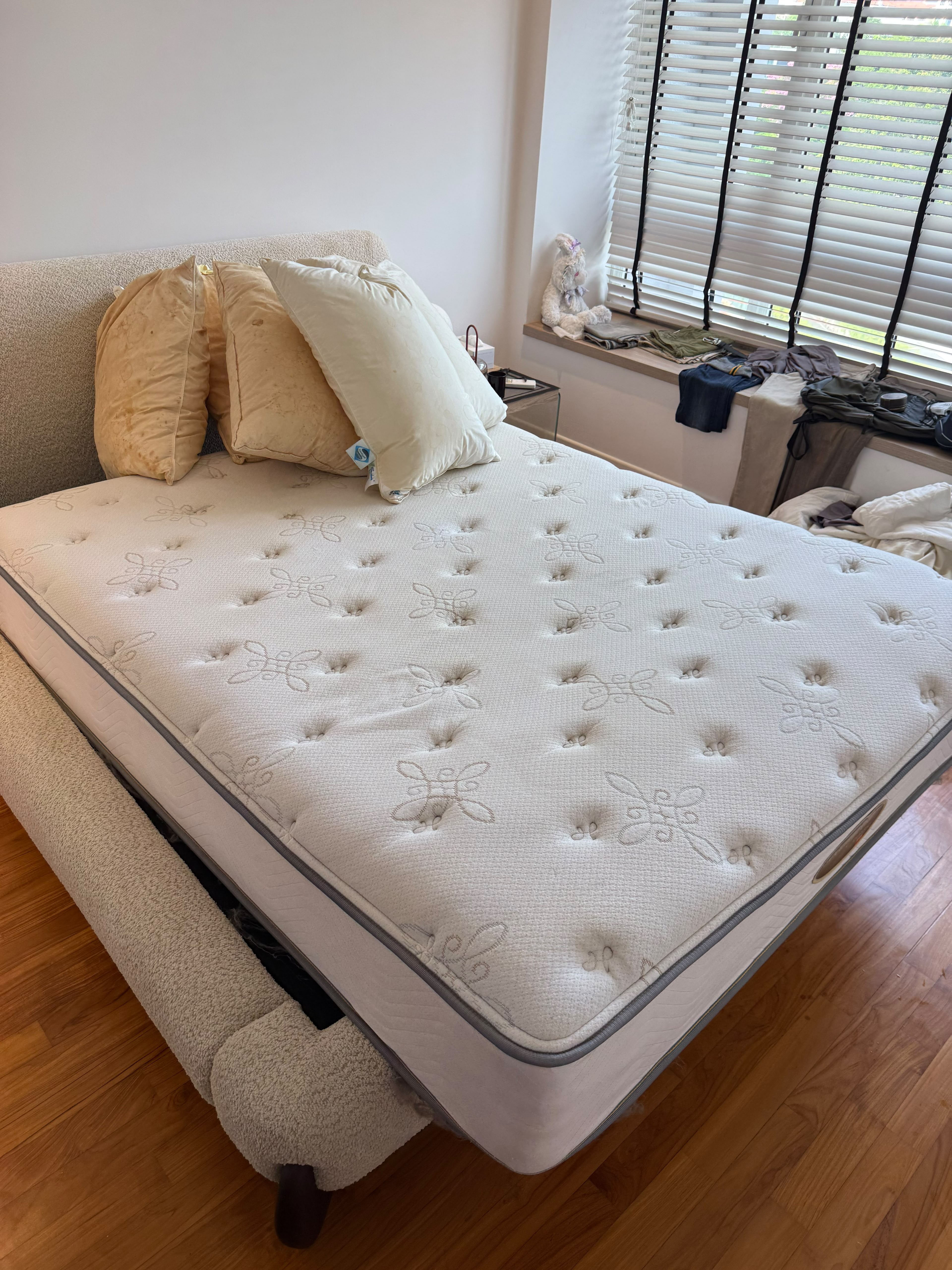 mattress before