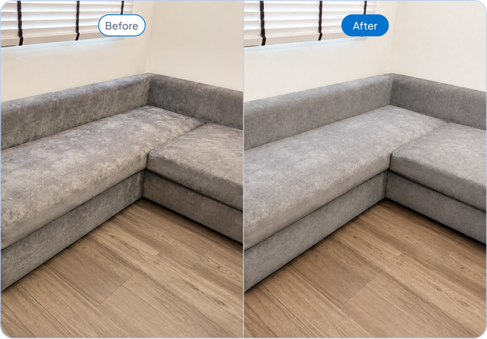 Sofa deep cleaning