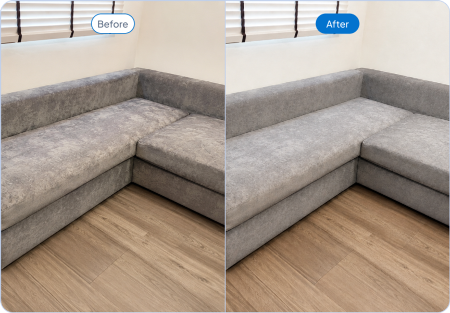 Sofa deep cleaning