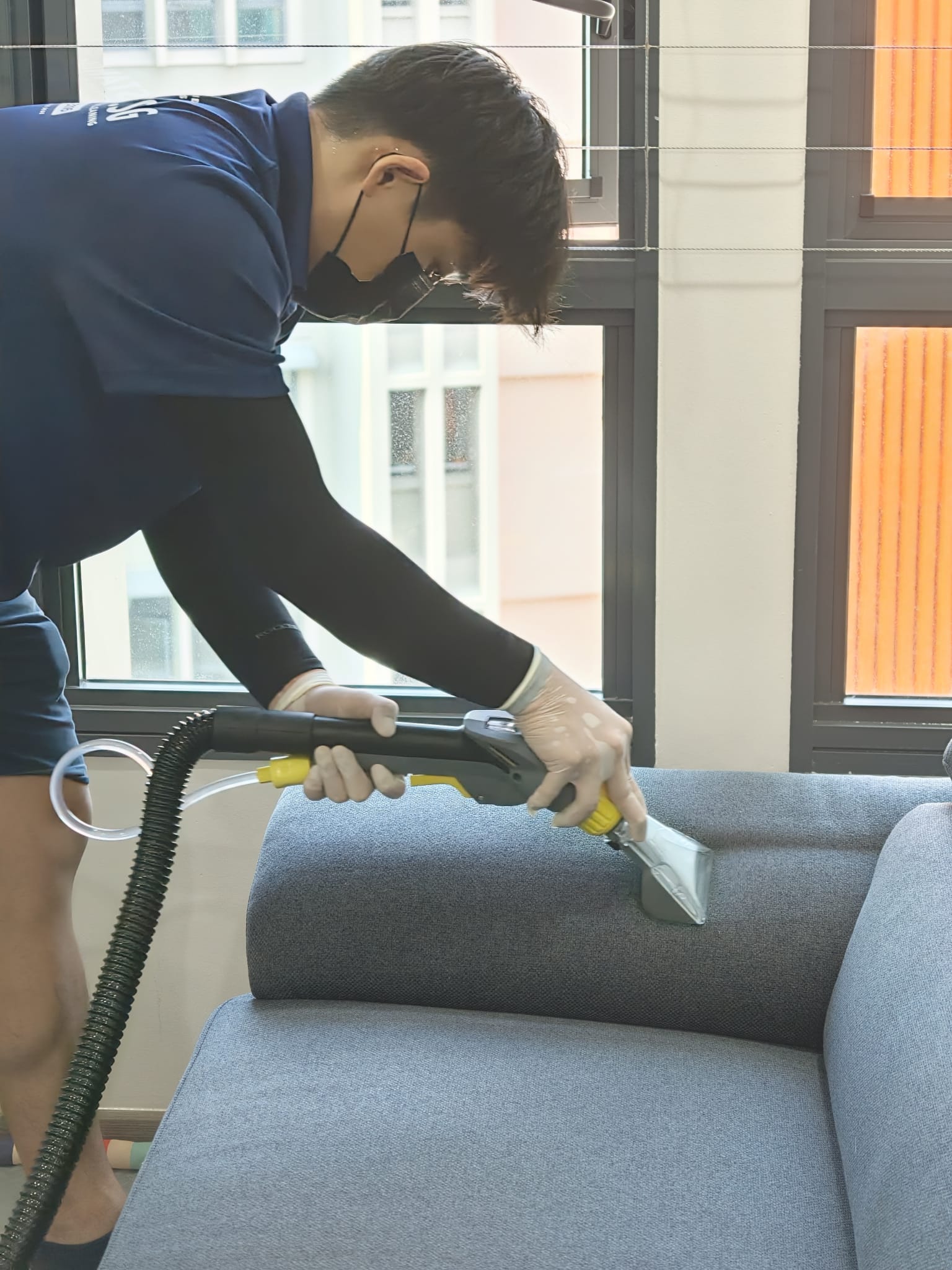 jason cleaning sofa