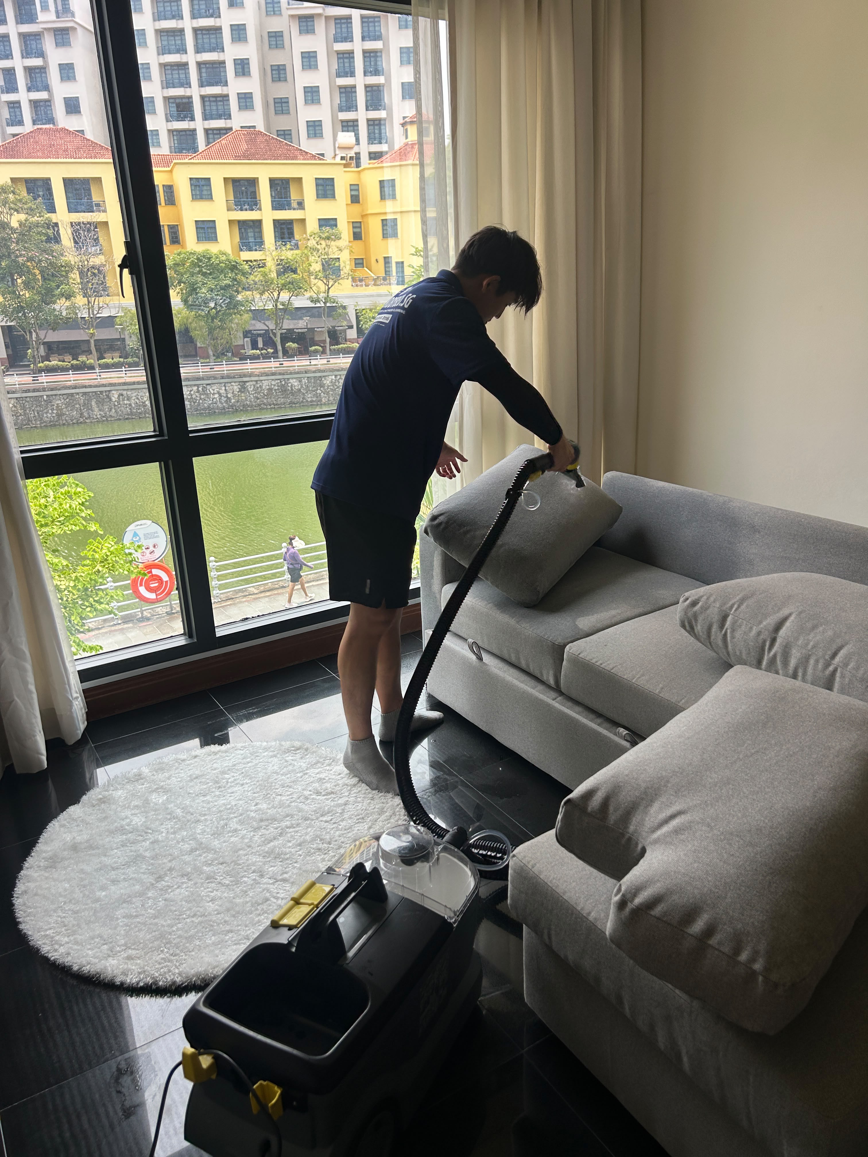 sofa deep cleaning