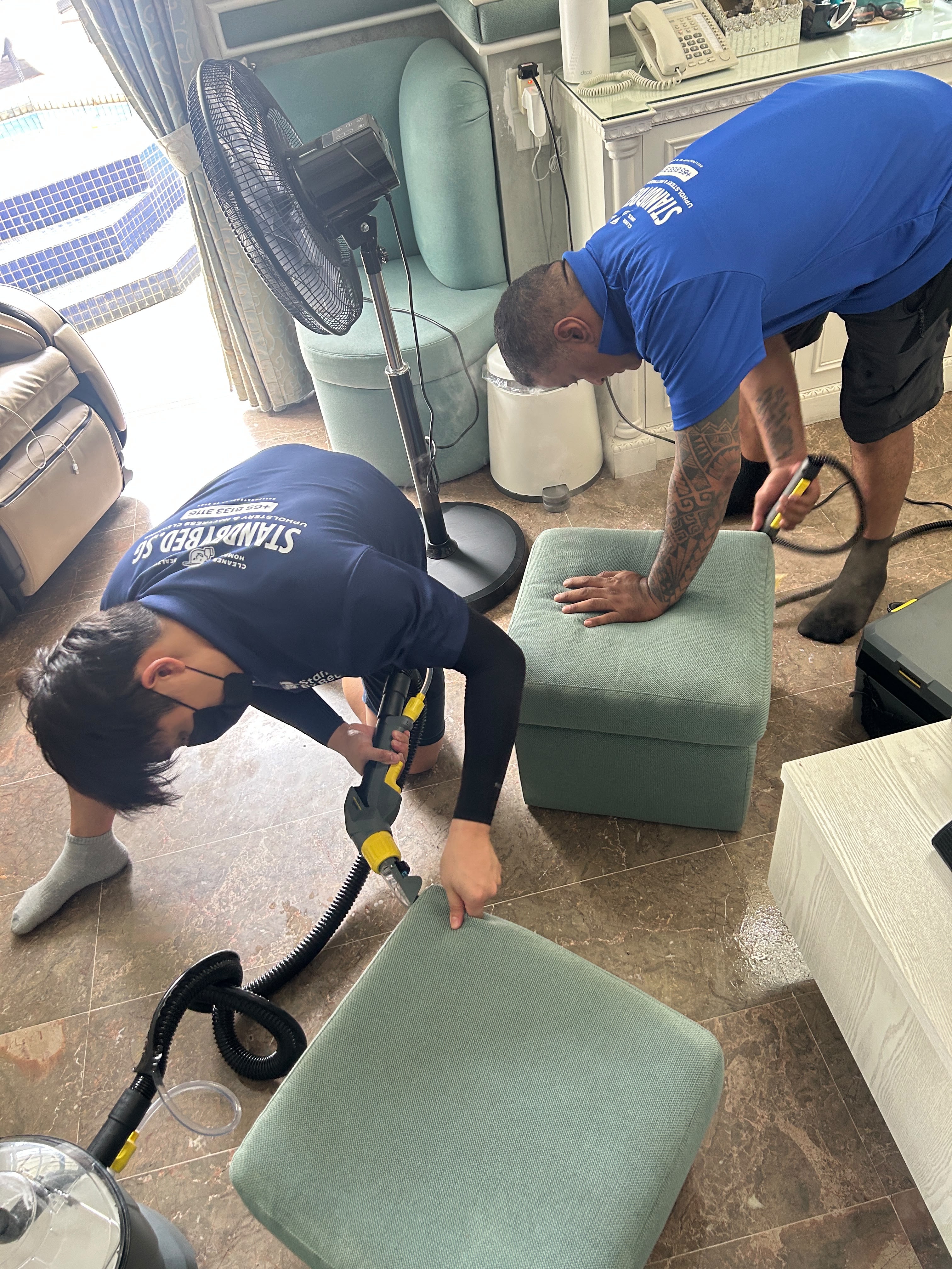 futon deep cleaning