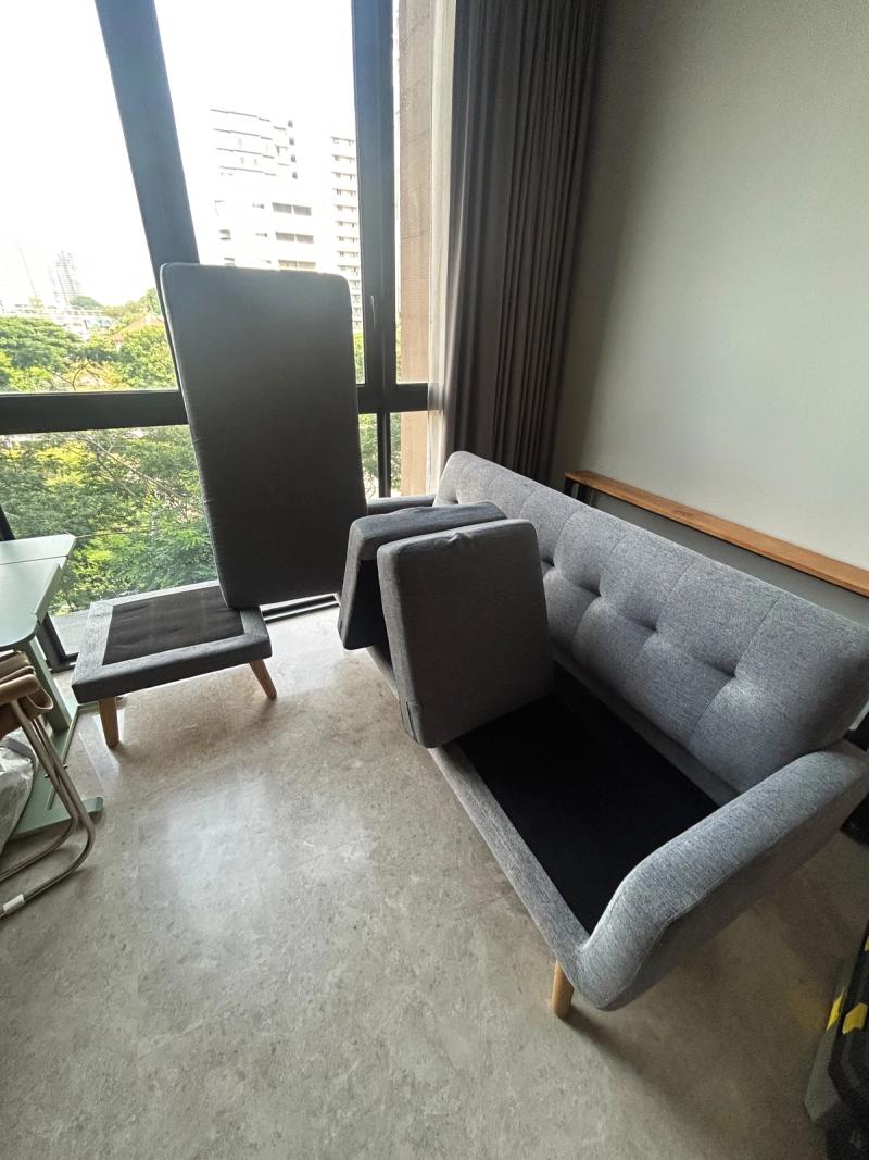 sofa that was deep cleaned
