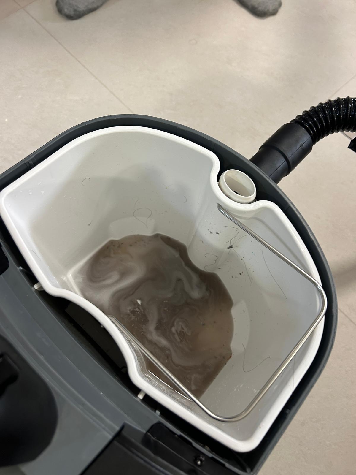 deep cleaning, injection-extraction, and steaming result