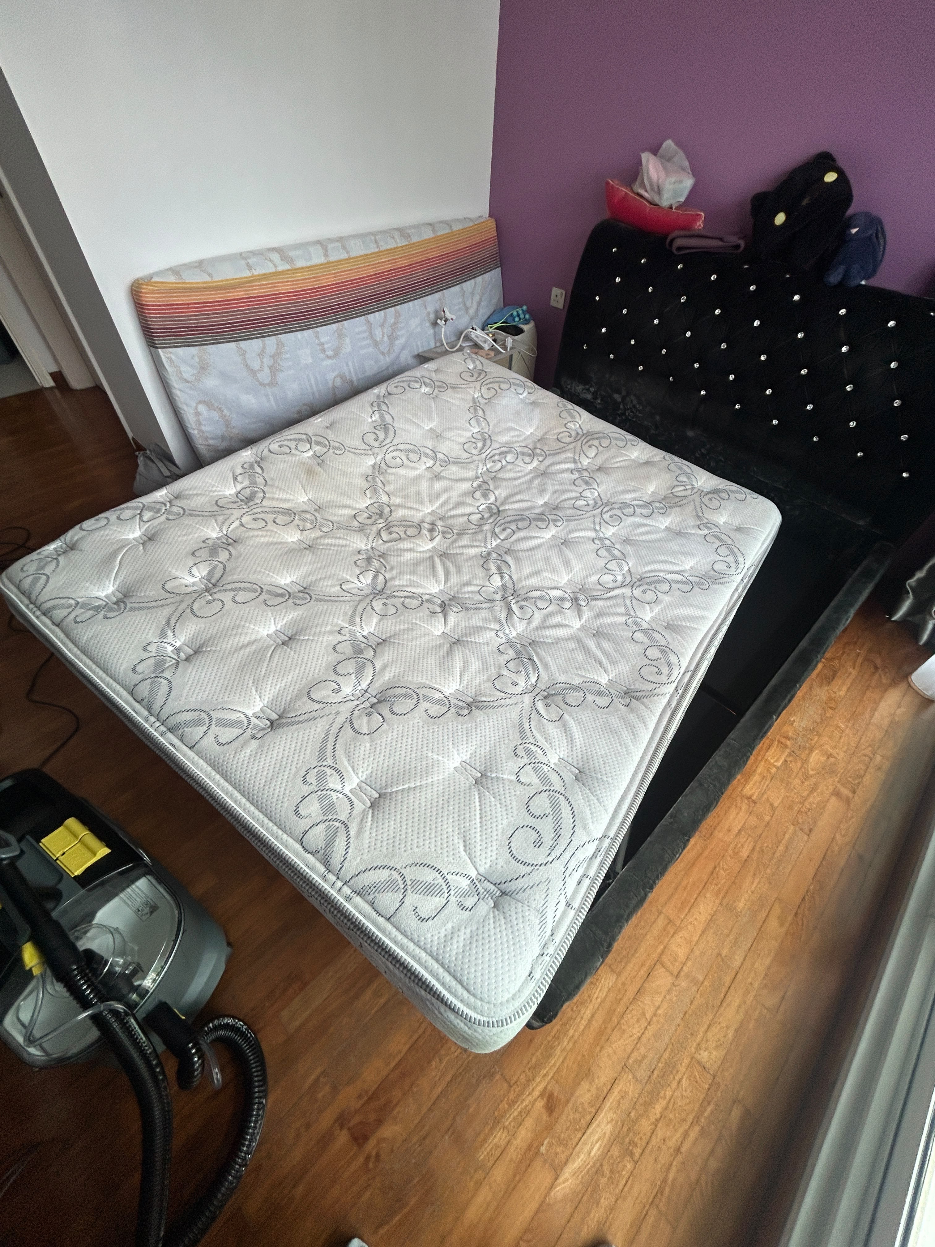 mattress before