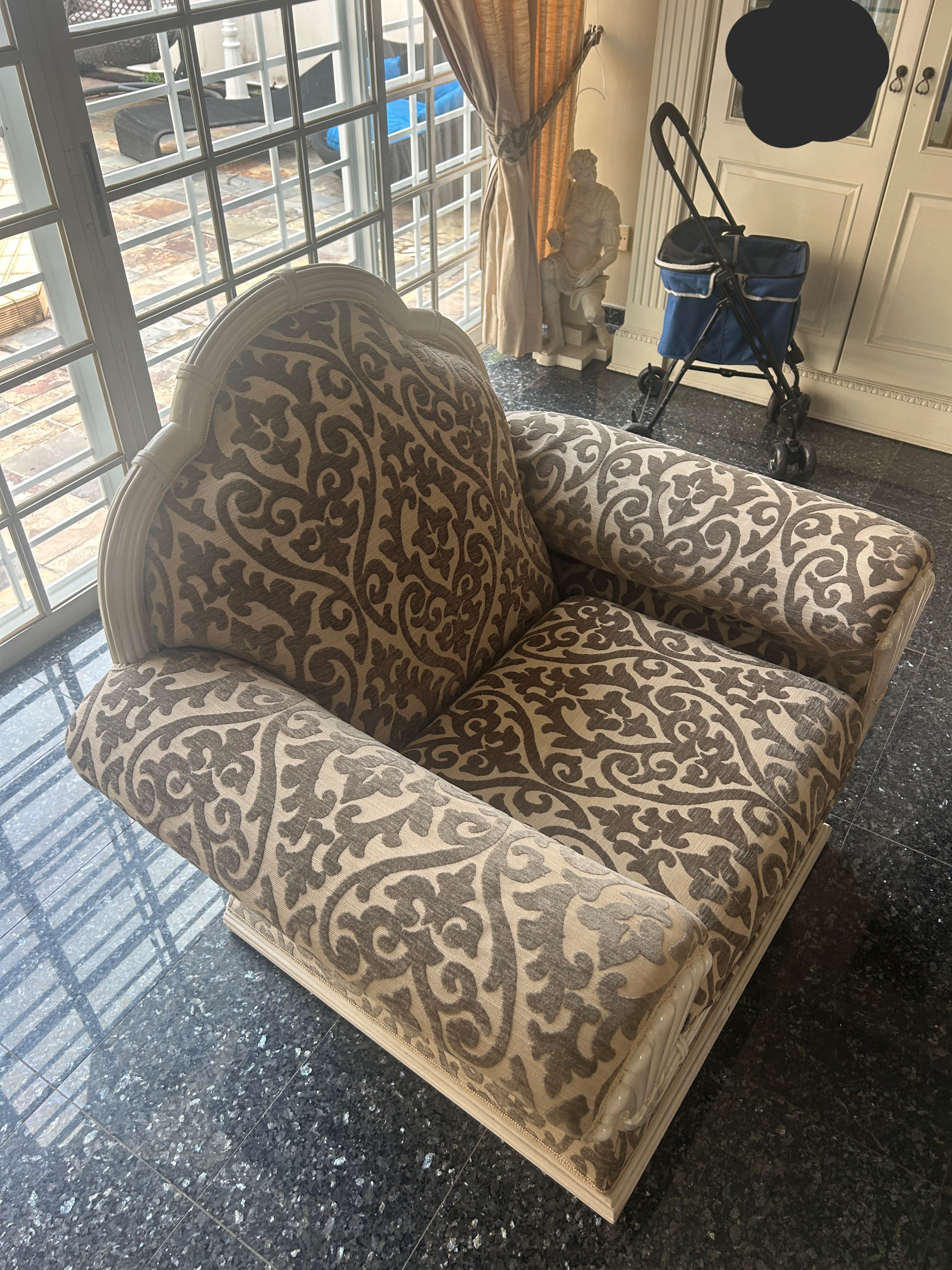room-sized sofa
