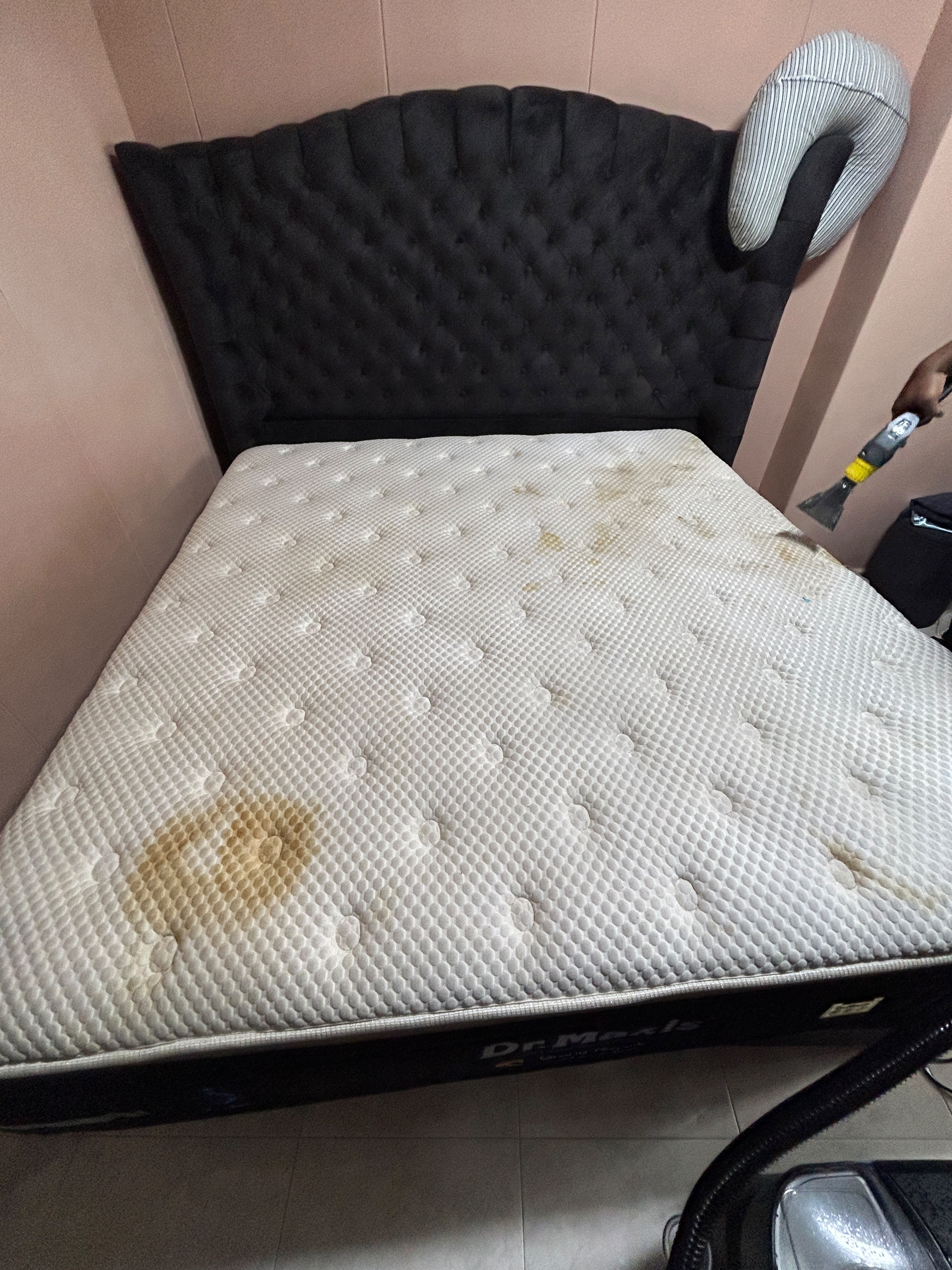 mattress before