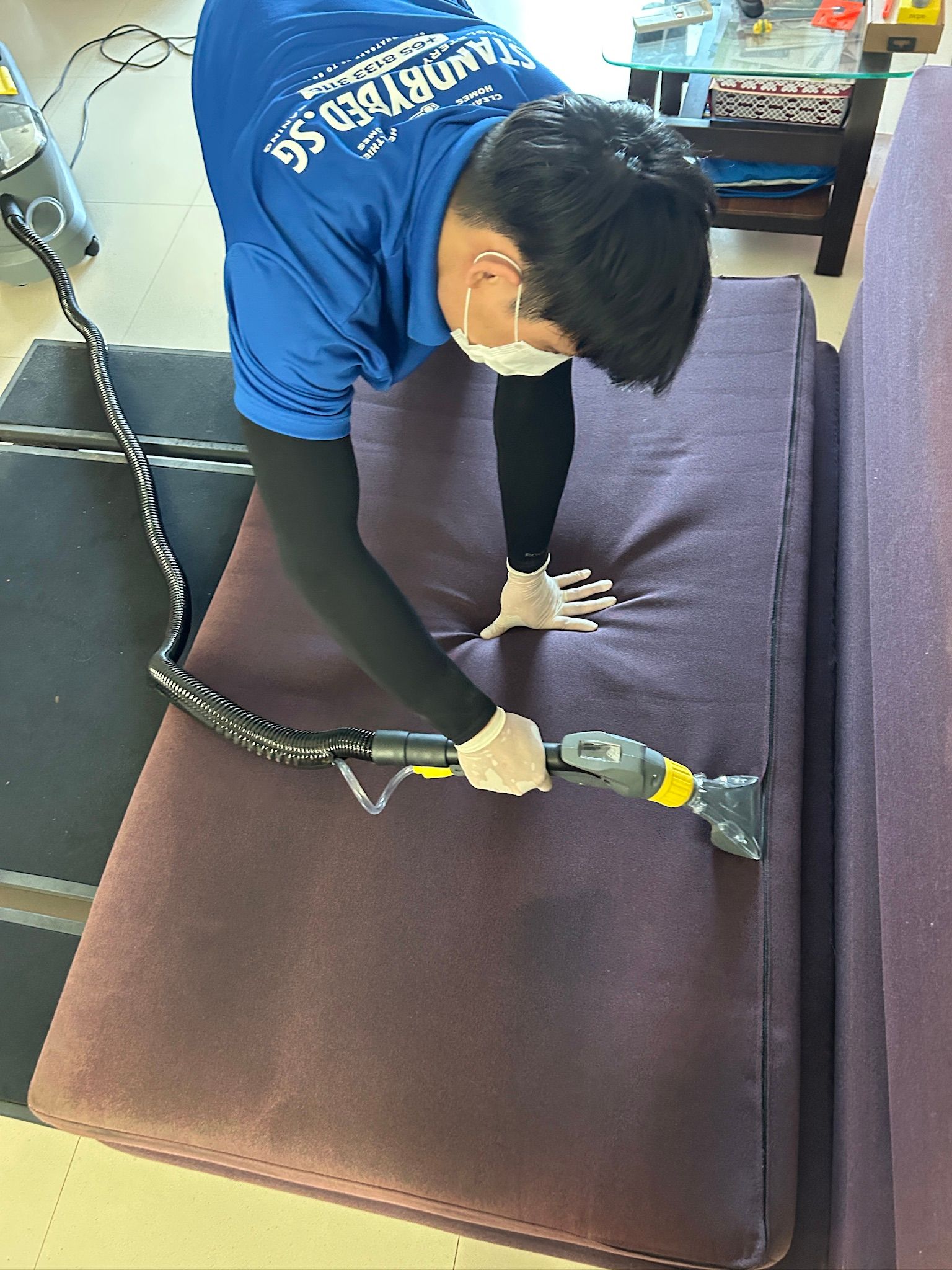 sofa bed cleaning
