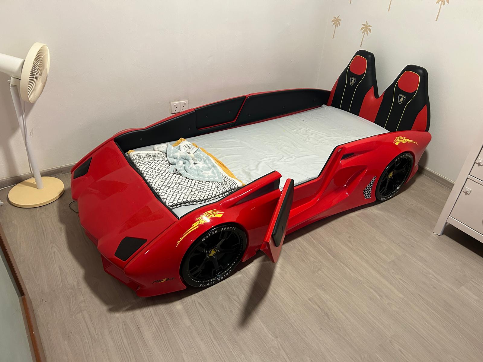 kid's bed mattress before