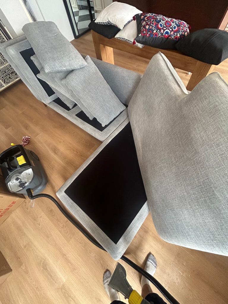 Castlery sofa after service top view