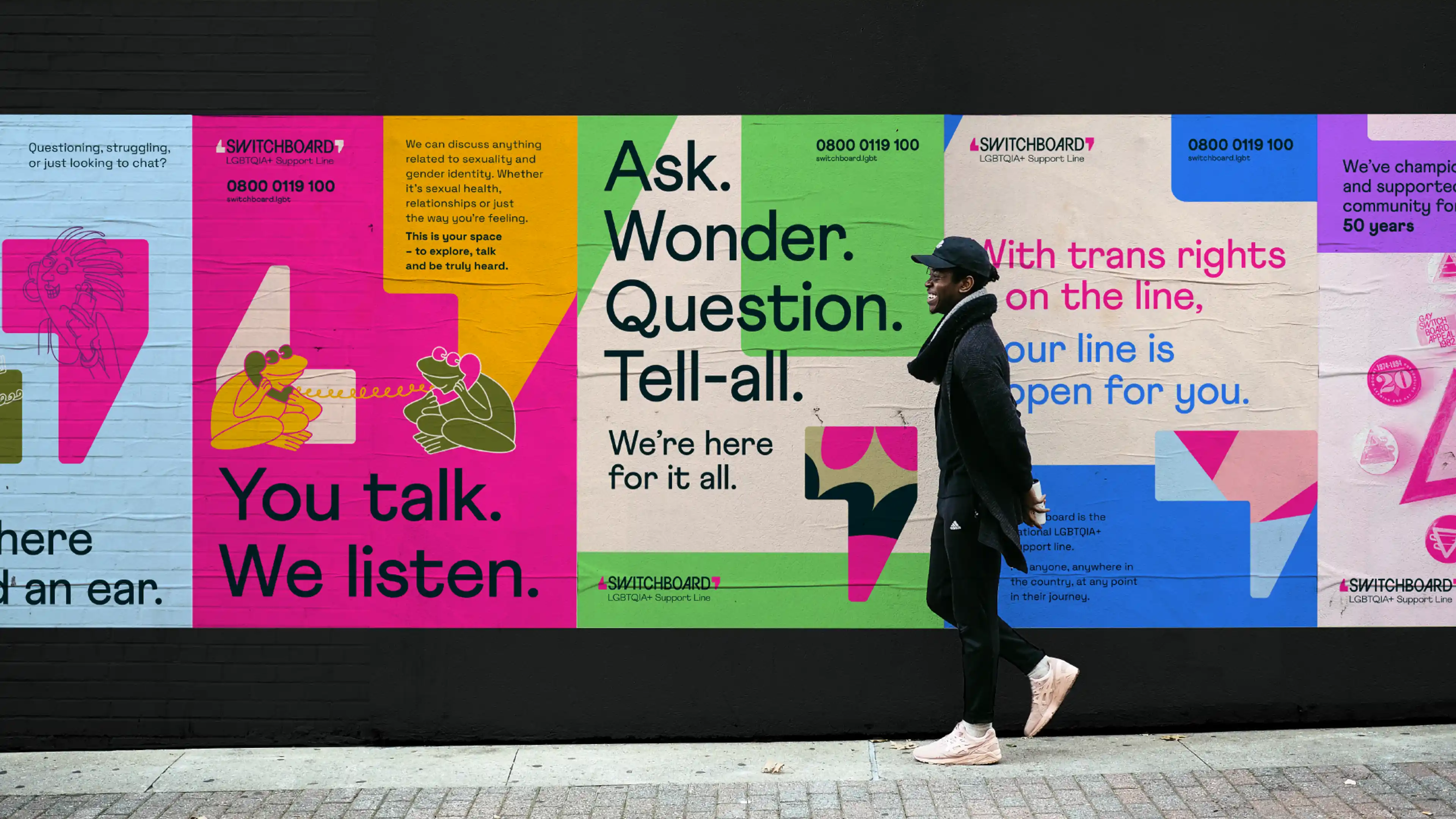 switchboard posters on street