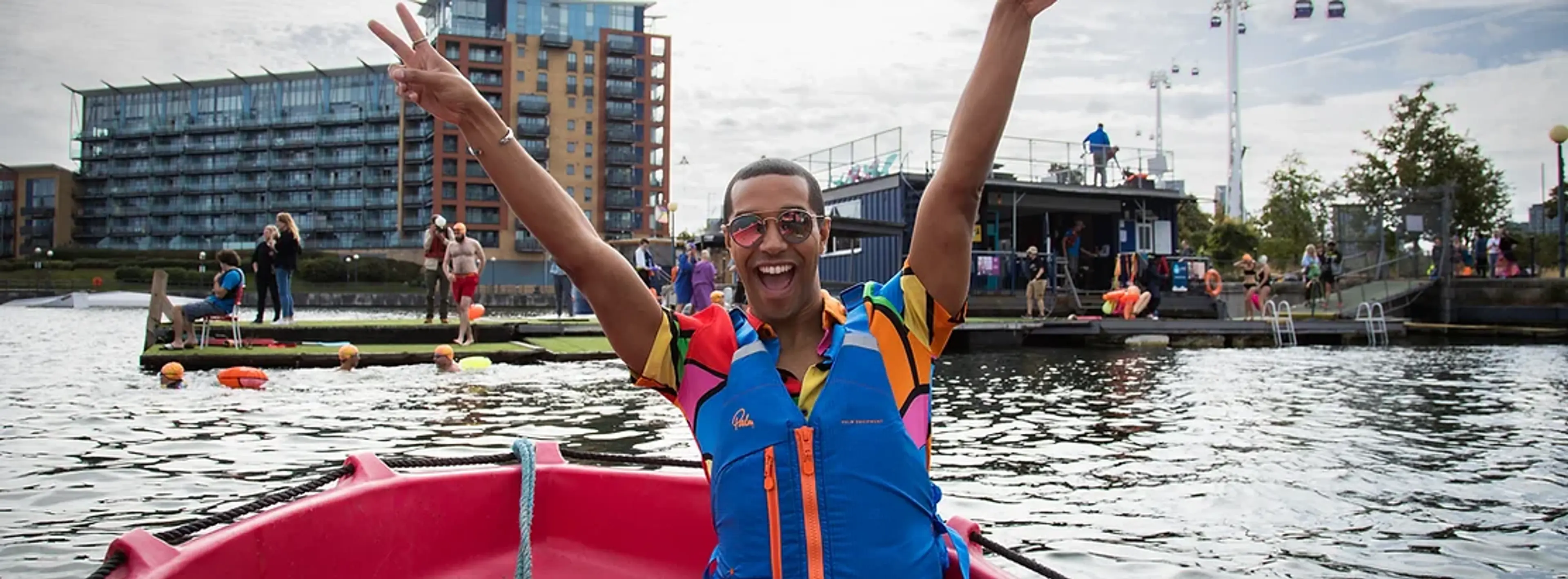 Michael Gunning Pride Swim