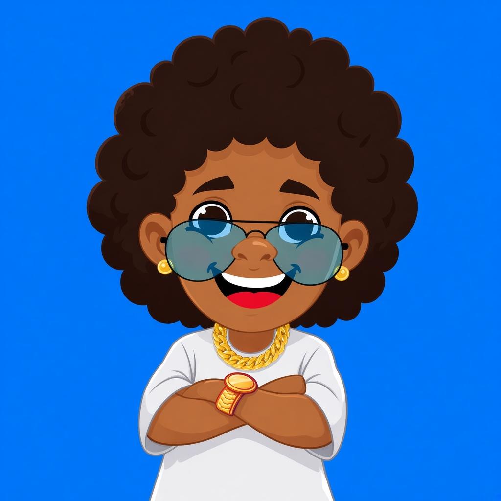 Rian, one of the Hip Hop Littles, smiling.