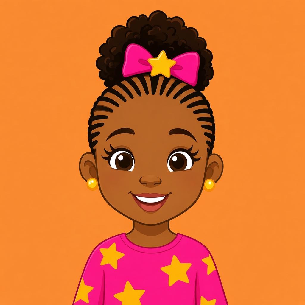 Nikki, one of the Hip Hop Littles, smiling.