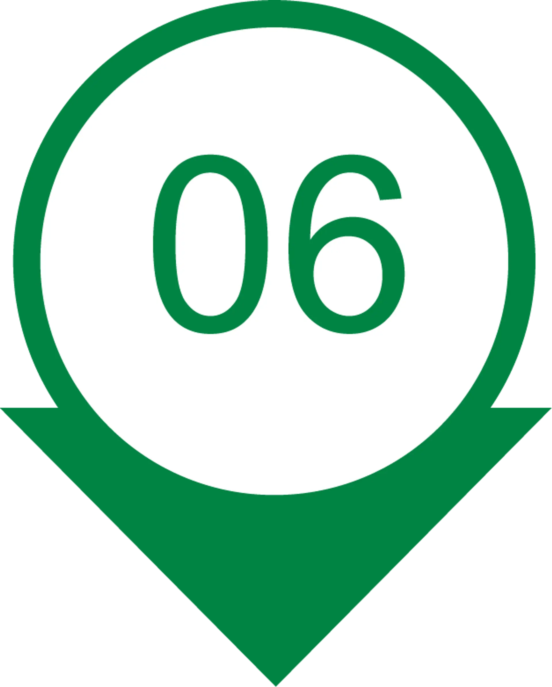 Number 6 icon