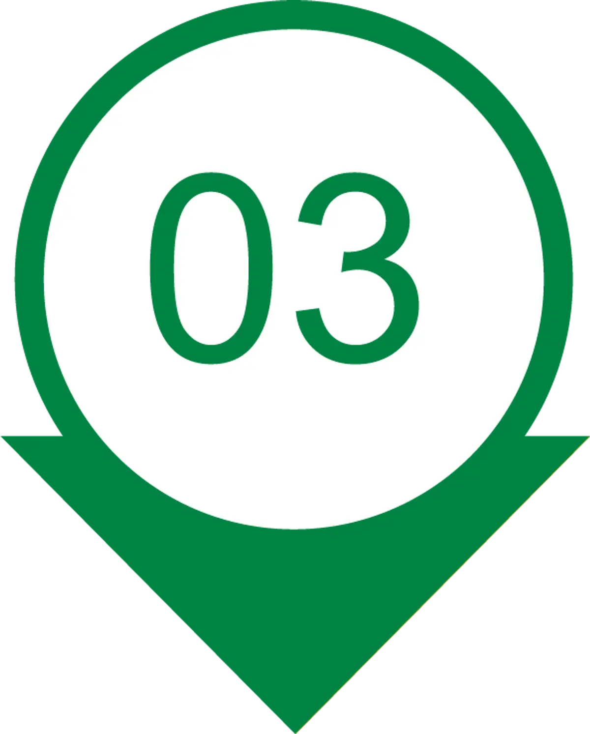 Number 3 icon