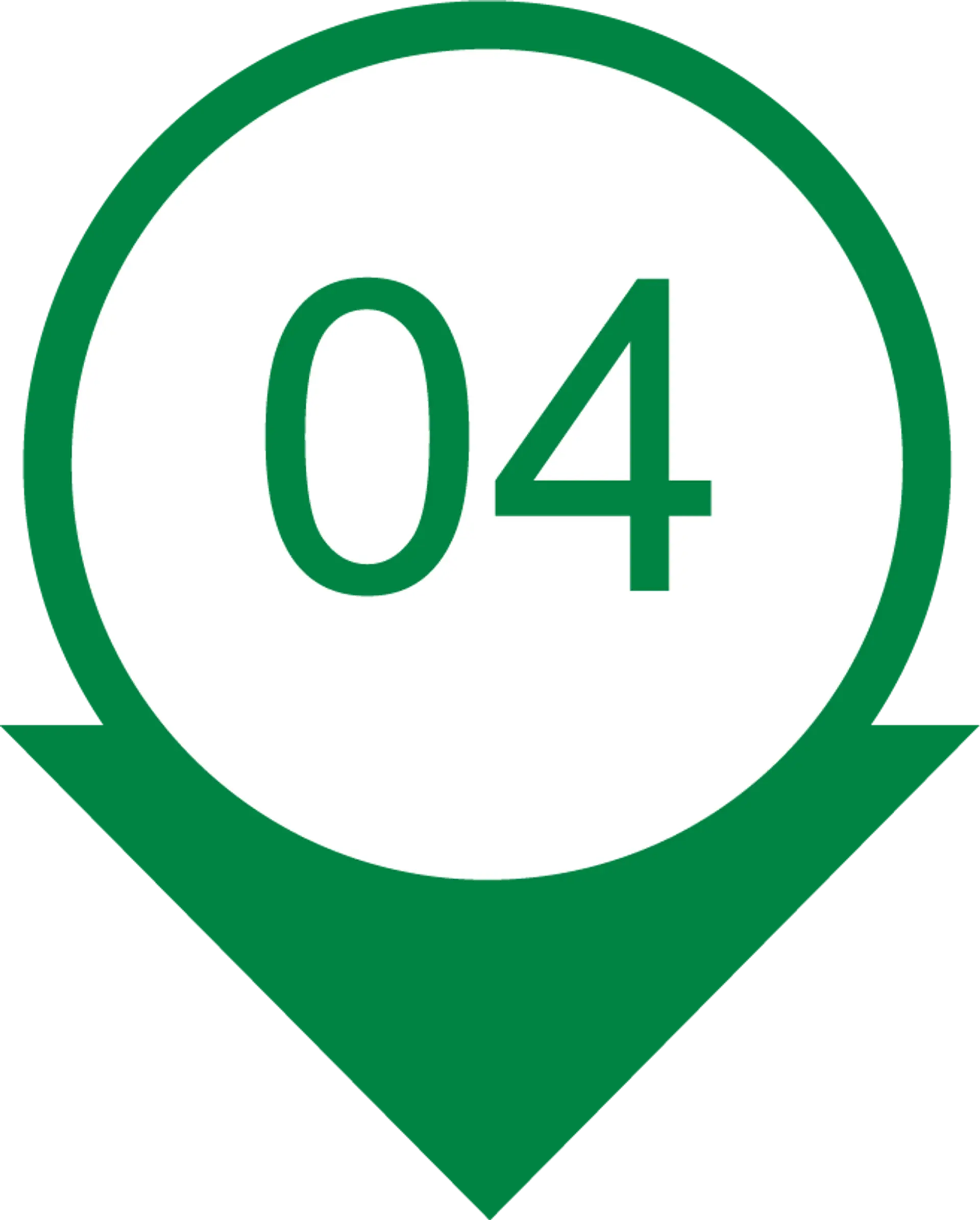 Number 4 icon