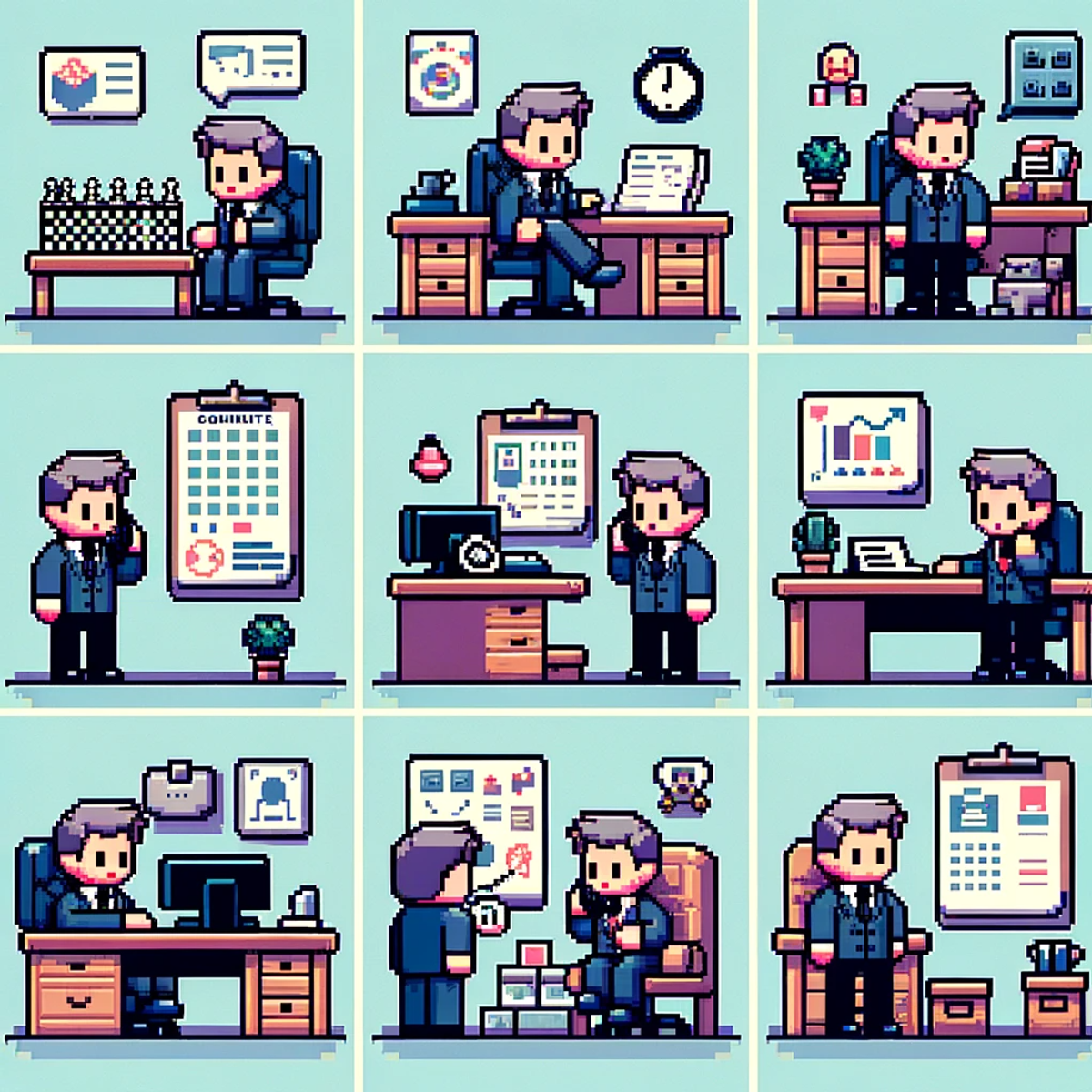 Chief of Staff Pixel Art