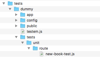Screenshot of a folder structure
