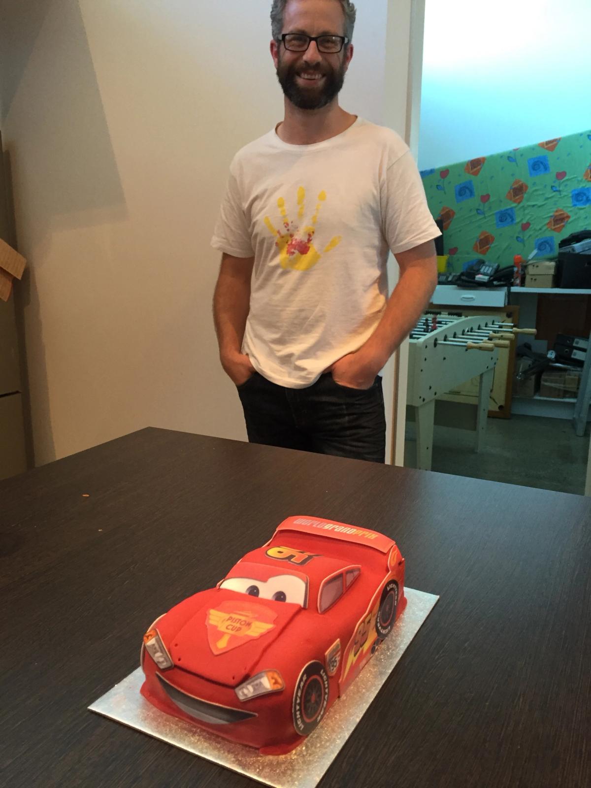 Marks almost 40th Birthday cake