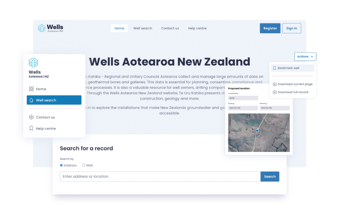 UI of Wells Aotearoa New Zealand app