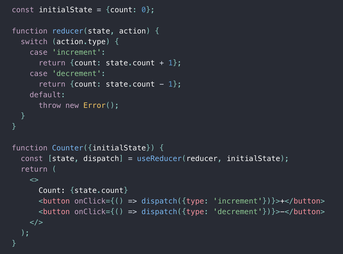 Screenshot of code