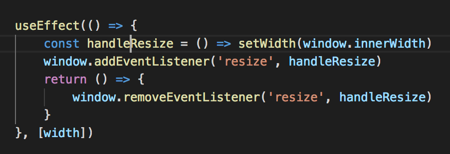 Screenshot of code