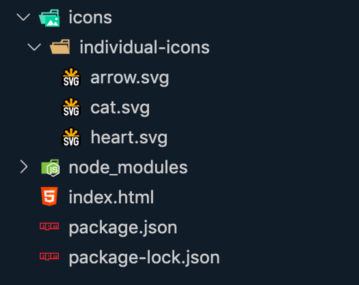 example file structure