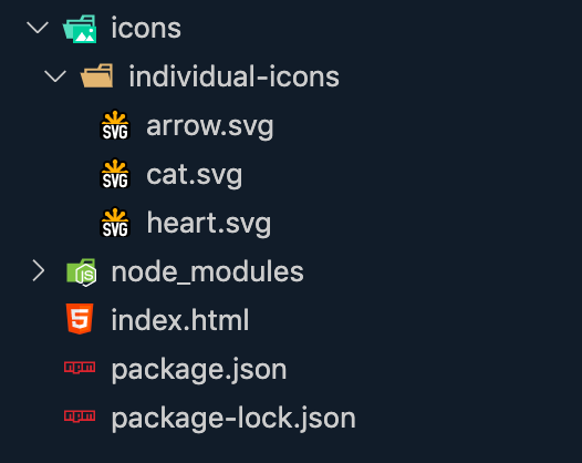 example file structure