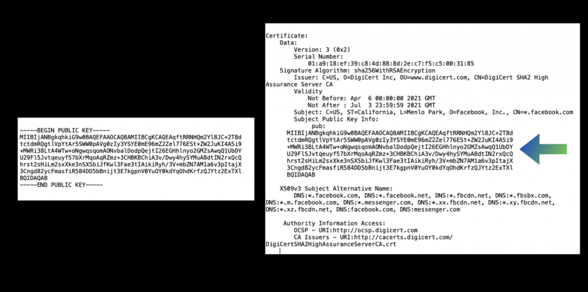 A white box on a black background with an example of a certificate