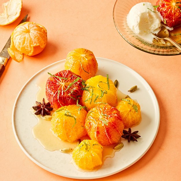 Lune klementiner og blodappelsiner