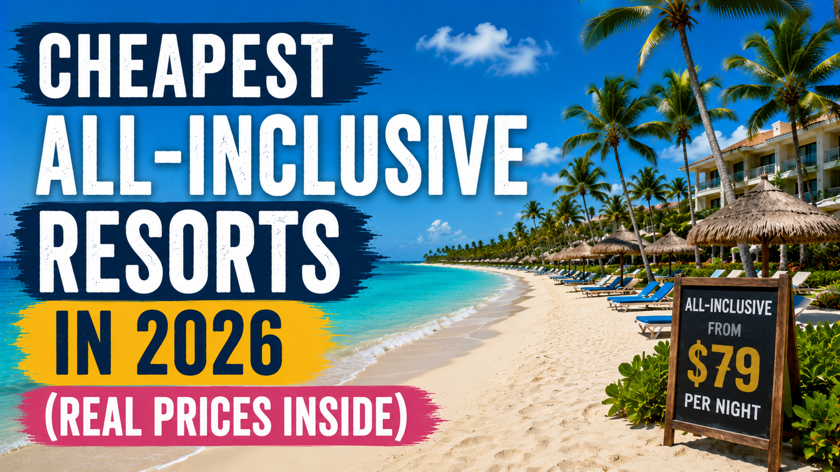 Cheapest All-Inclusive Resorts in 2026 (Real Prices Inside)